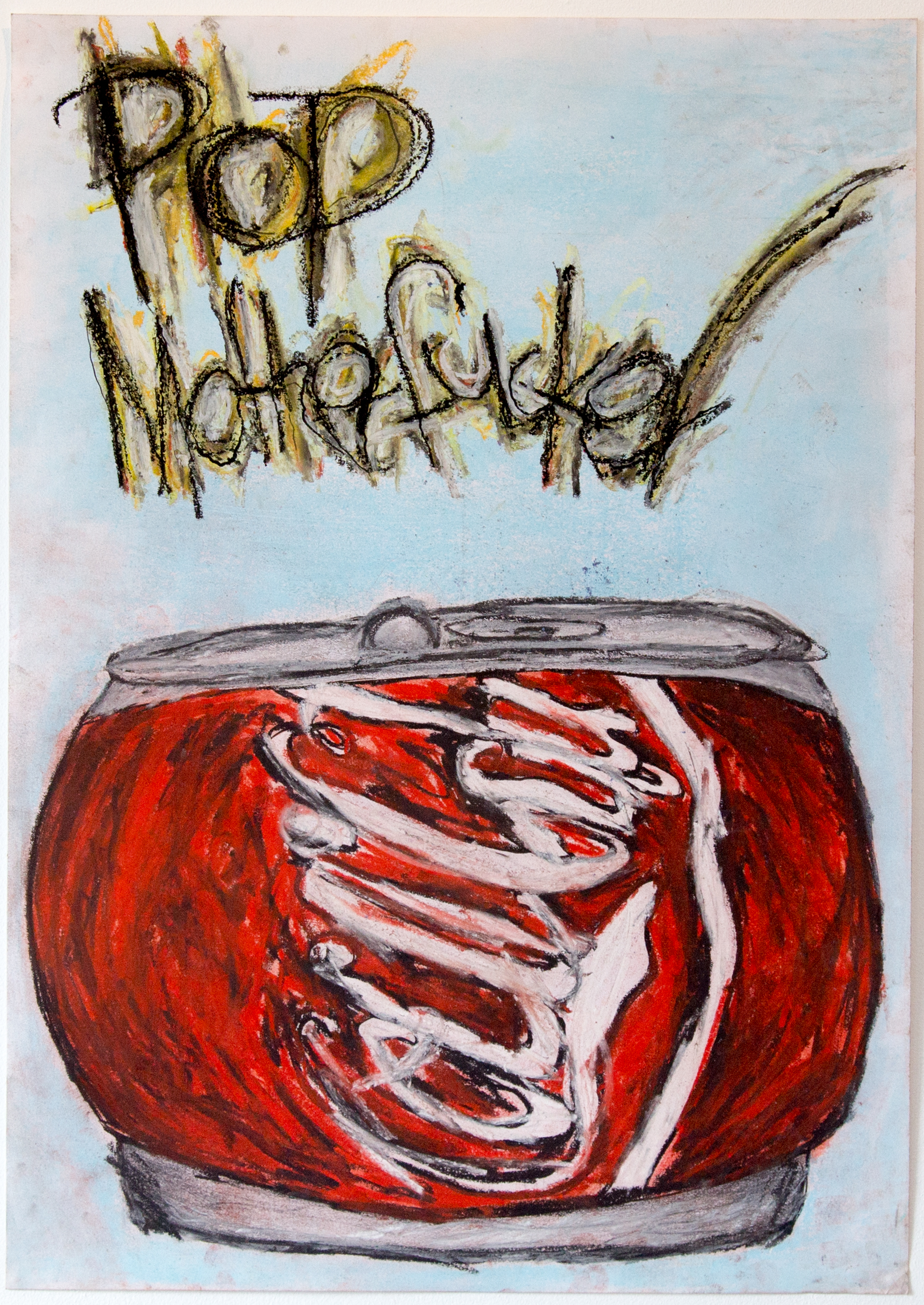 Drawing, art, oil pastels, coloured pencils, paper, abstract, figurate
